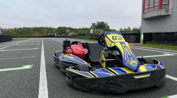 Karting with our rental karts